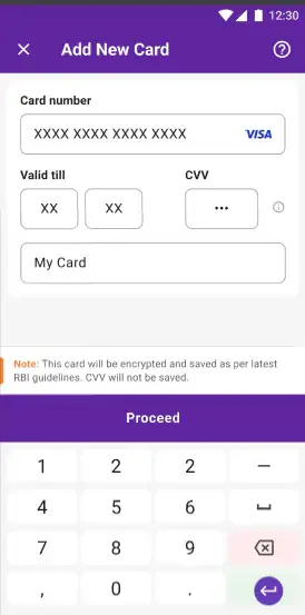 टोकनाइजेशन: फ़ोनपे ने पेश किया डिवाइस टोकनाइजेशन, डिजिटल भुगतान करने का एक सुरक्षित तरीका 10 Card Details 1739960062532